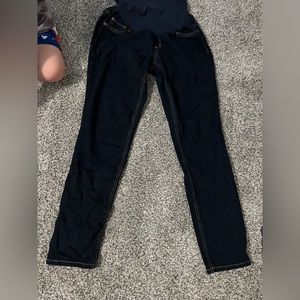 Maternity over the belly jeans